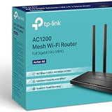 TP‑Link AC1200 Dual‑Band Mesh Wi‑Fi Router – Archer A6 | Fast Gigabit Wireless Router-Flash Zone Electronics فلاش زون للالكترونيات