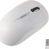 MEETION portable wireless R545 mouse automatic sleep power saving mouse WHITE color-Flash Zone Electronics فلاش زون للالكترونيات