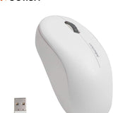 MEETION portable wireless R545 mouse automatic sleep power saving mouse WHITE color-Flash Zone Electronics فلاش زون للالكترونيات