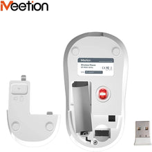 Load image into Gallery viewer, MEETION portable wireless R545 mouse automatic sleep power saving mouse WHITE color-Flash Zone Electronics فلاش زون للالكترونيات
