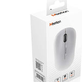 MEETION portable wireless R545 mouse automatic sleep power saving mouse WHITE color-Flash Zone Electronics فلاش زون للالكترونيات