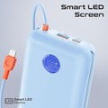 Promate 30000mAh 4‑in‑1 Power Bank 35W – High‑Capacity Power Bank with Built‑In USB‑C & Lightning Cables-Flash Zone Electronics فلاش زون للالكترونيات