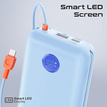 Load image into Gallery viewer, Promate 30000mAh 4‑in‑1 Power Bank 35W – High‑Capacity Power Bank with Built‑In USB‑C &amp; Lightning Cables-Flash Zone Electronics فلاش زون للالكترونيات
