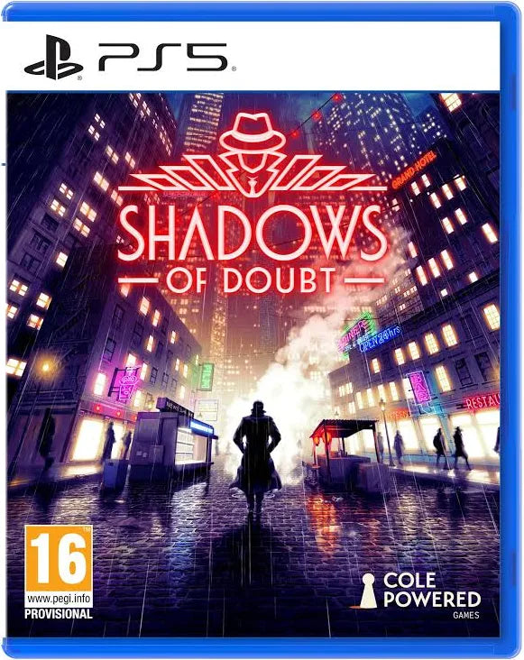 Shadows of Doubt – PS5 Disc-Flash Zone Electronics فلاش زون للالكترونيات
