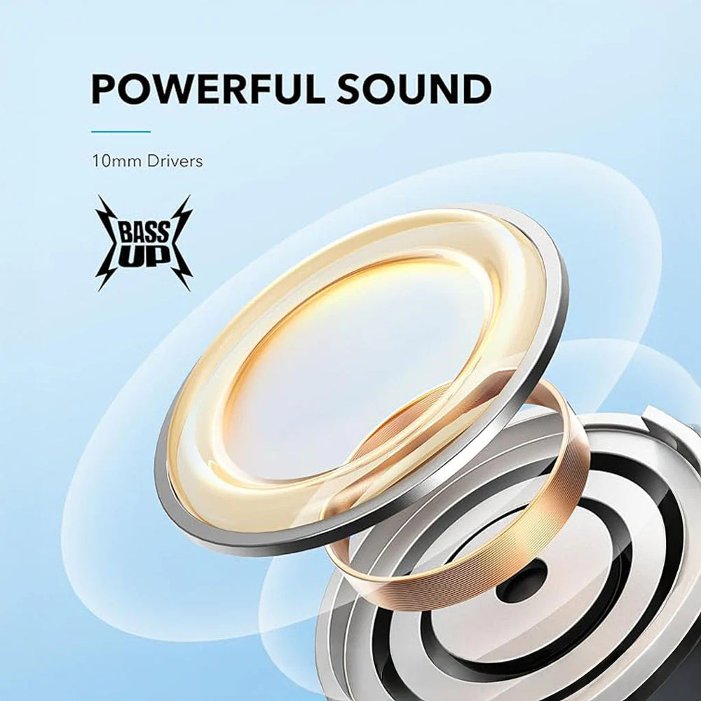 Soundcore Life U2i Wireless Bluetooth Neckband Earphones with AI Clear Calls & 24H Playtime-Flash Zone Electronics فلاش زون للالكترونيات
