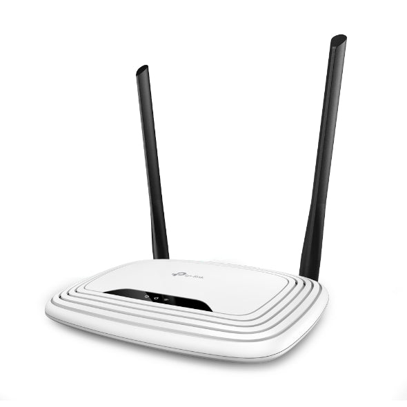TP-Link N300 Wireless Extender, Wi-Fi Router (TL-WR841N) - 2 x 5dBi High Power Antennas, Supports Access Point, WISP, Up to 300Mbps-Flash Zone Electronics فلاش زون للالكترونيات