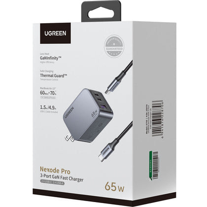 UGREEN Nexode Pro 65W Charger-Flash Zone Electronics فلاش زون للالكترونيات