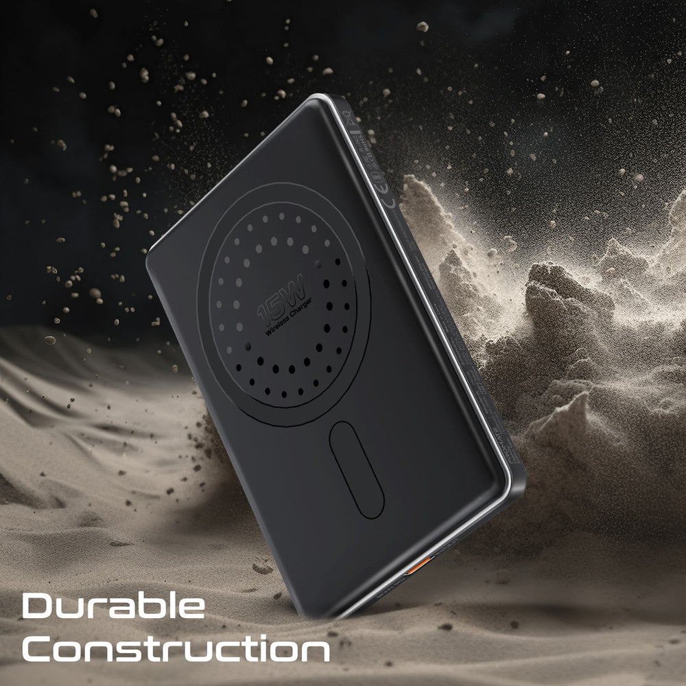 Promate 15W MagSafe Wireless Charger & Power Bank – Ultra Slim & Portable-Flash Zone Electronics فلاش زون للالكترونيات
