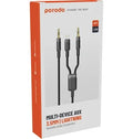 Porodo Multi‑Device AUX 3.5mm & Lightning Cable Versatile 1.2 m Audio Connection Cable for Smartphones & Other Devices-Flash Zone Electronics فلاش زون للالكترونيات