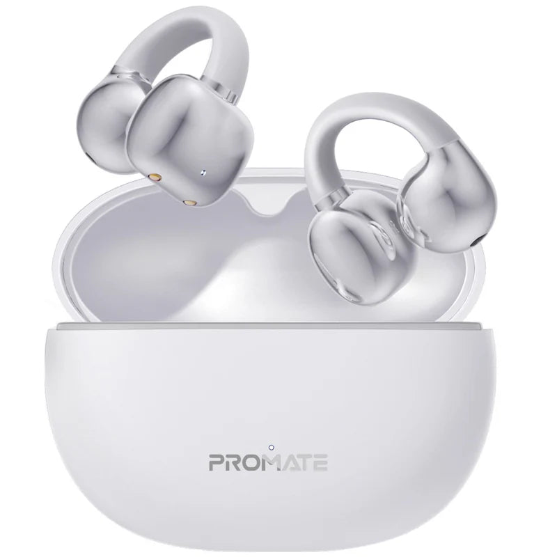 Promate AudioFit Open Ear Clip On TWS Earbuds with IntelliTouch-Flash Zone Electronics فلاش زون للالكترونيات