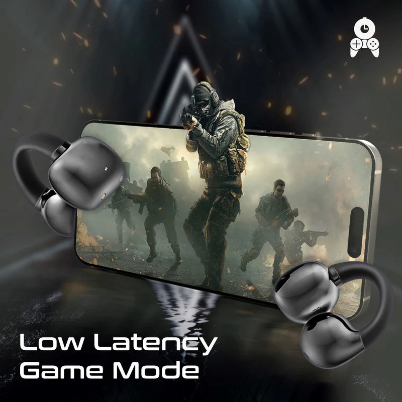 Promate AudioFit Open Ear Clip On TWS Earbuds with IntelliTouch-Flash Zone Electronics فلاش زون للالكترونيات