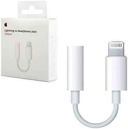 Apple Lightning to 3.5 mm Headphone Jack Adapter-Flash Zone Electronics             فلاش زون للالكترونيات