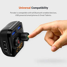 Load image into Gallery viewer, Porodo Wireless FM Transmitter Car Charger 3.4A with Bass Boost-Flash Zone Electronics             فلاش زون للالكترونيات
