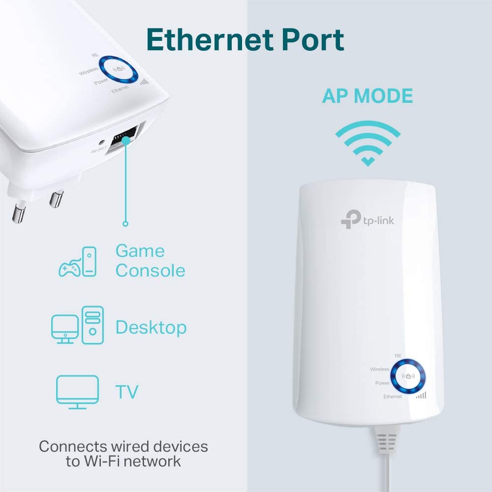 TP-Link 300MBPS Universal WiFi Range Extender,TL-WA850RE-Flash Zone Electronics             فلاش زون للالكترونيات