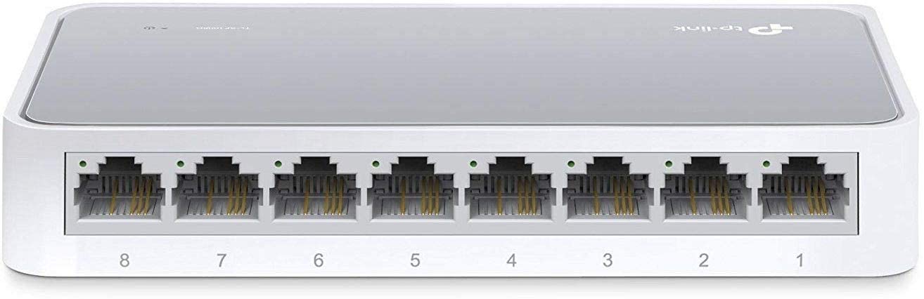 TP-Link Port Fast Ethernet PoE Switch 8 Port TL-SF1008D-Flash Zone Electronics             فلاش زون للالكترونيات