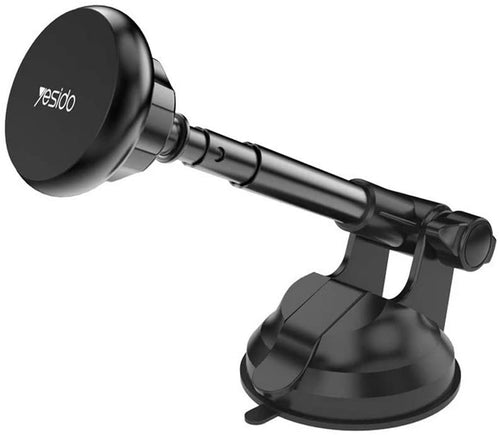Yesido C41 Telescopic Magnetic Car Phone Holder Stand Dashboard-Flash Zone Electronics             فلاش زون للالكترونيات