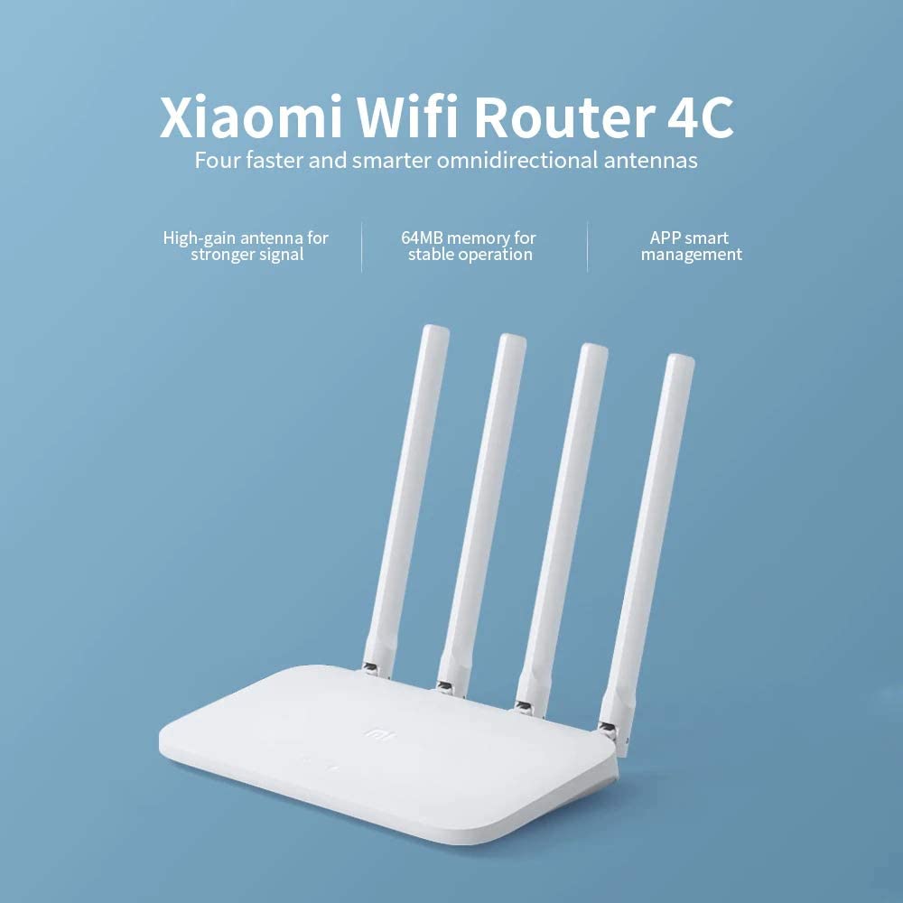 Xiaomi Mi WIFI Router 4C-Flash Zone Electronics             فلاش زون للالكترونيات