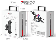 Load image into Gallery viewer, YESIDO C66 Premium Bike Bicycle Motorcycle Mobile Phone Holder Mount-Flash Zone Electronics             فلاش زون للالكترونيات
