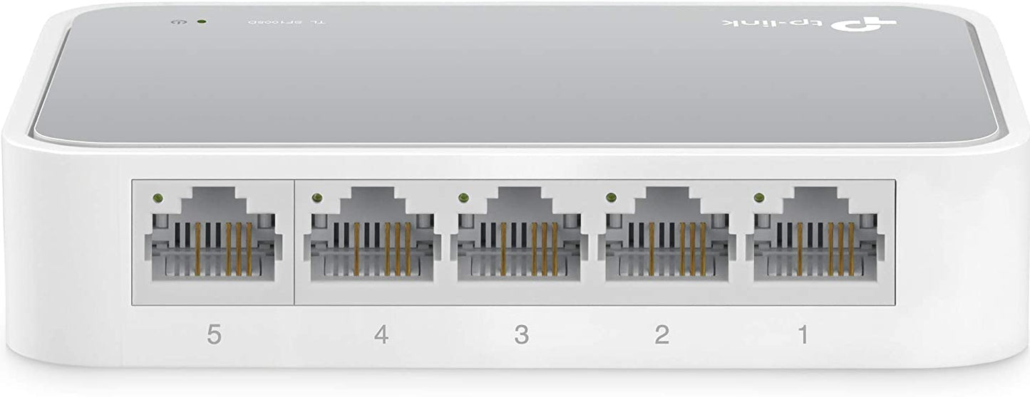 Tp-Link 5-Port 10/100MBPS Desktop Switch [Tl-Sf1005D]-Flash Zone Electronics             فلاش زون للالكترونيات
