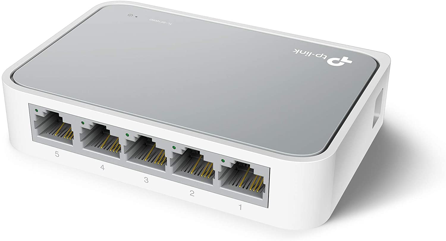 Tp-Link 5-Port 10/100MBPS Desktop Switch [Tl-Sf1005D]-Flash Zone Electronics             فلاش زون للالكترونيات