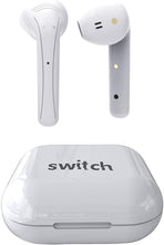 Load image into Gallery viewer, SWITCH TRUBUDZ TOUCH TRUE WIRELESS EARBUDS, IN-EAR BLUETOOTH HEADPHONES WITH TOUCH CONTROL AND DUAL MICROPHONES HANDS FREE WHITE-Flash Zone Electronics             فلاش زون للالكترونيات
