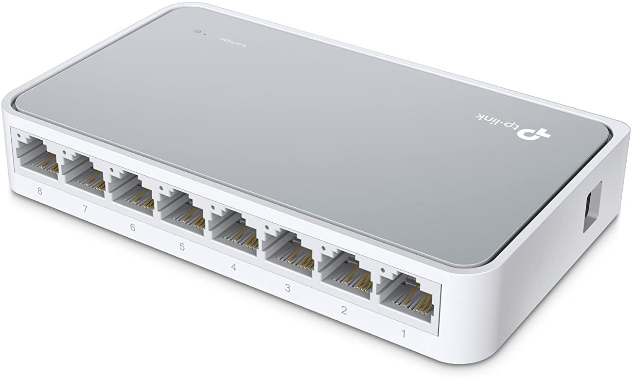 TP-Link Port Fast Ethernet PoE Switch 8 Port TL-SF1008D-Flash Zone Electronics             فلاش زون للالكترونيات