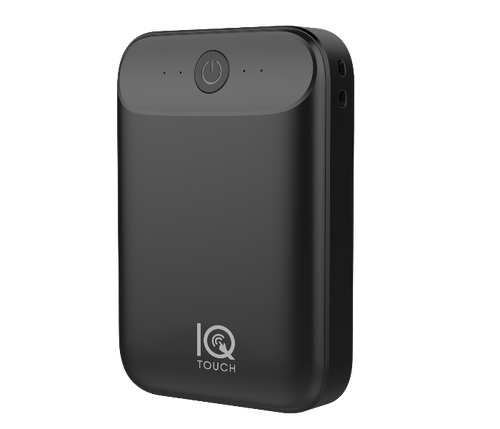 IQ Touch -EzPower PA-10 Mini,10000 mAh Dual USB Power Bank Mate Black-Flash Zone Electronics             فلاش زون للالكترونيات