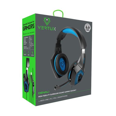 Vertux Denali High Fidelity Surround Sound Gaming Headset-Flash Zone Electronics             فلاش زون للالكترونيات