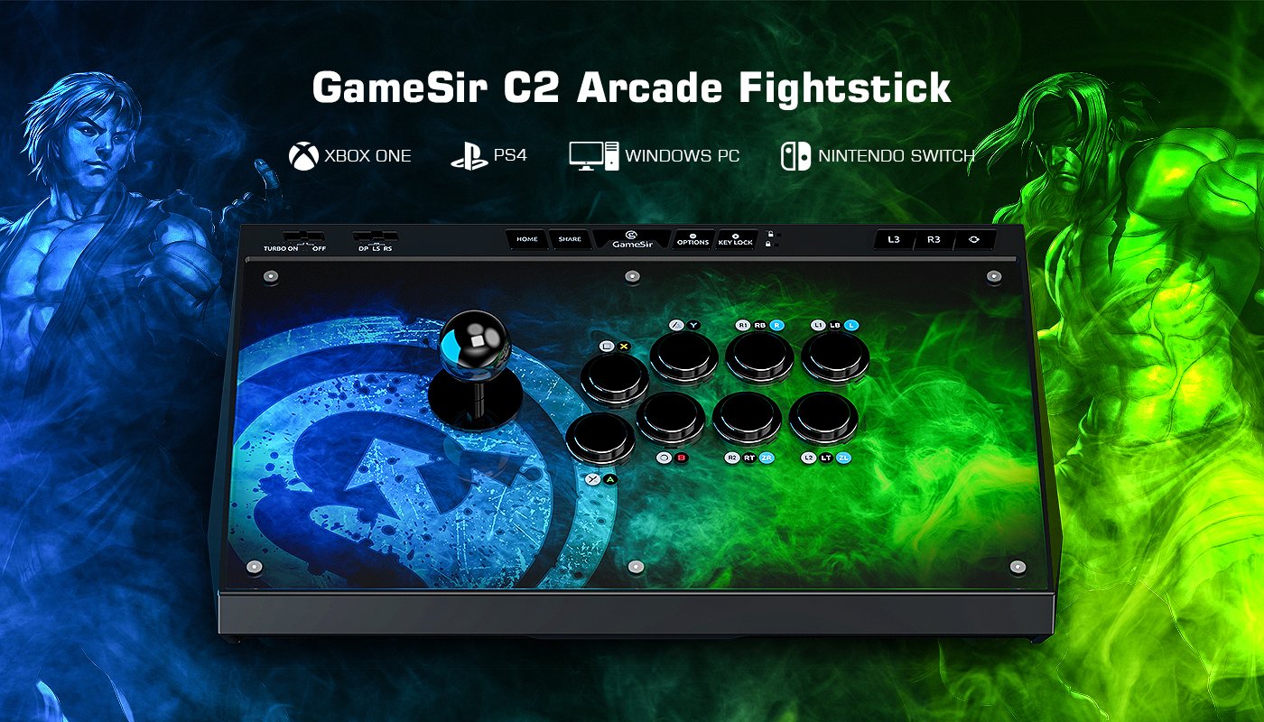 GameSir C2 Arcade Fightstick – Flash Zone Electronics فلاش زون 