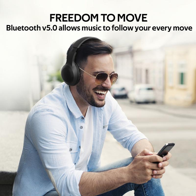Promate Laboca Deep Bass Over-Ear Wireless Headphones-Flash Zone Electronics             فلاش زون للالكترونيات