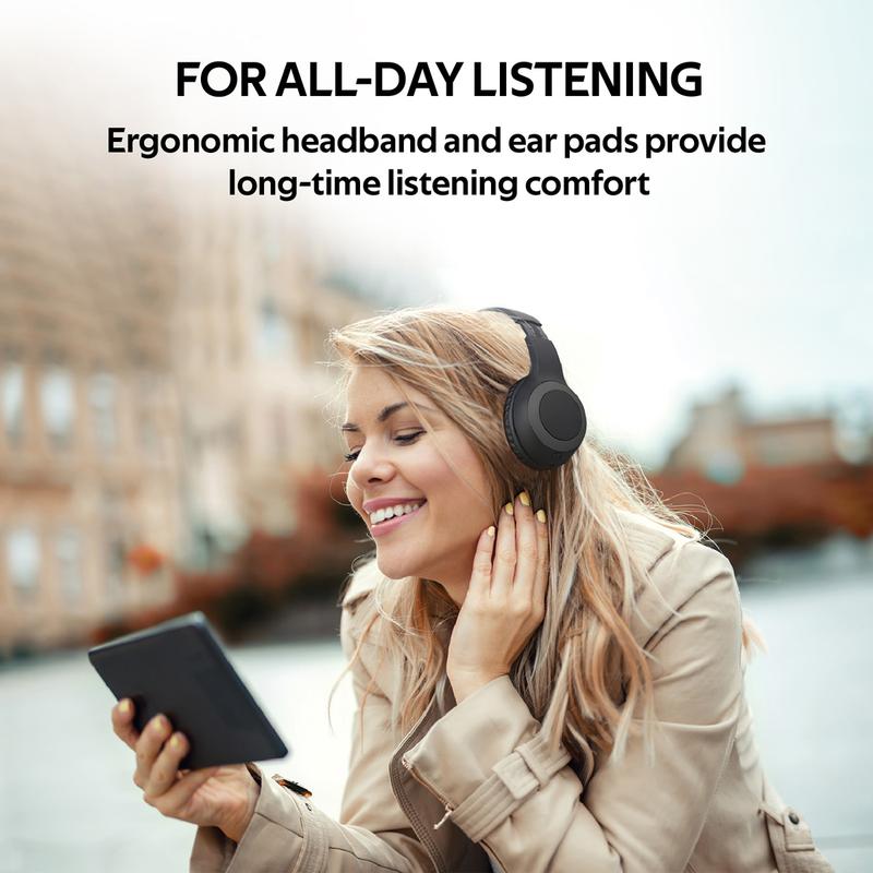Promate Laboca Deep Bass Over-Ear Wireless Headphones-Flash Zone Electronics             فلاش زون للالكترونيات