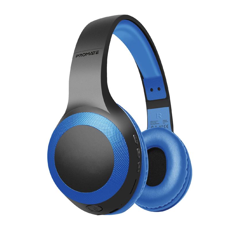 Promate Laboca Deep Bass Over-Ear Wireless Headphones-Flash Zone Electronics             فلاش زون للالكترونيات