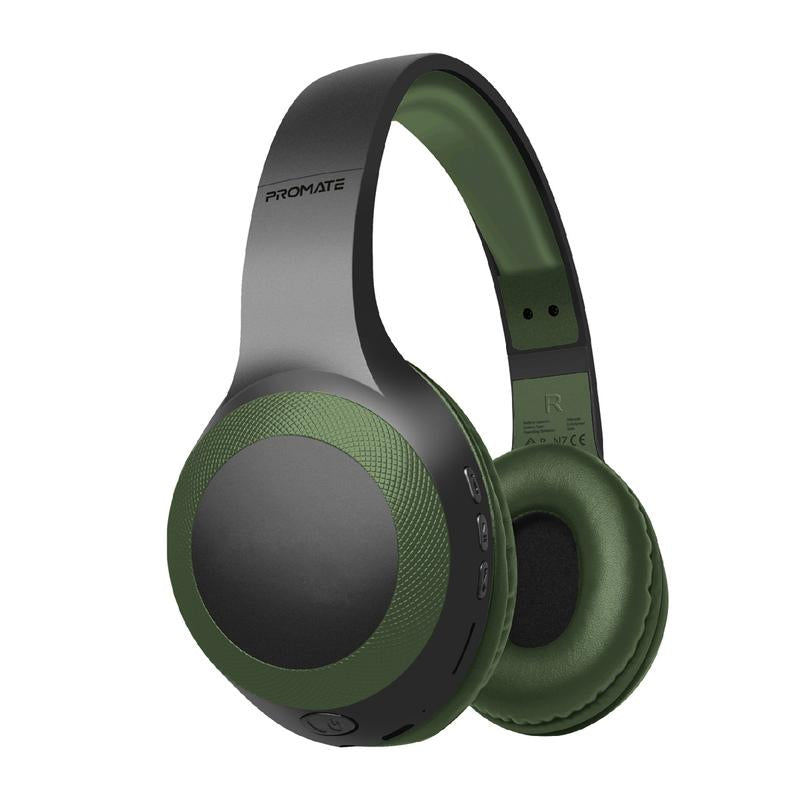 Promate Laboca Deep Bass Over-Ear Wireless Headphones-Flash Zone Electronics             فلاش زون للالكترونيات
