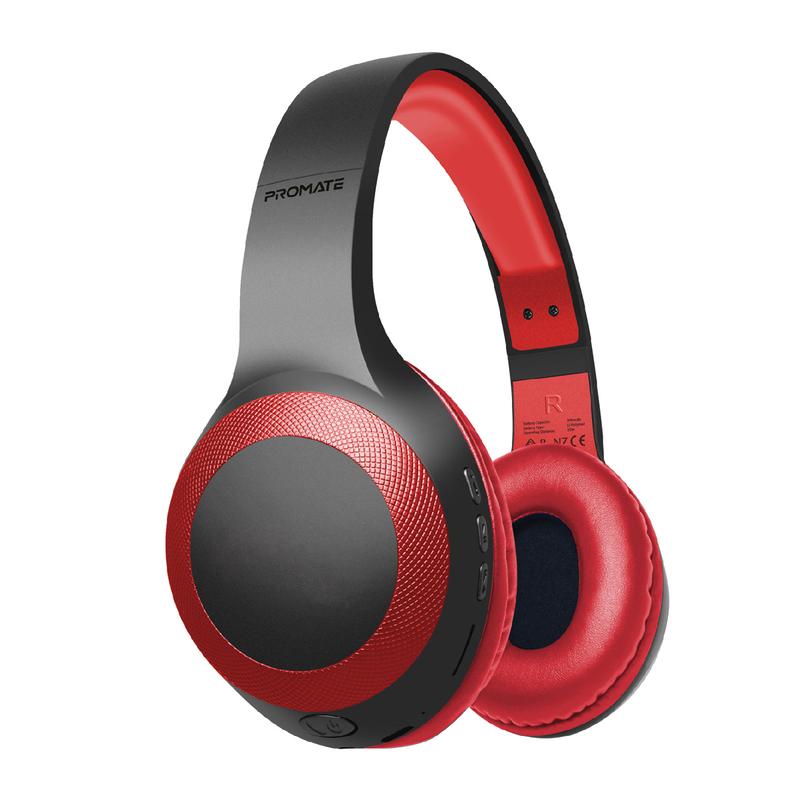 Promate Laboca Deep Bass Over-Ear Wireless Headphones-Flash Zone Electronics             فلاش زون للالكترونيات