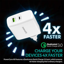 Load image into Gallery viewer, Promate PowerCore-60 Multi-Regional USB-C Wall Adapter with 60Watt Power Delivery and Quick Charge-Flash Zone Electronics             فلاش زون للالكترونيات
