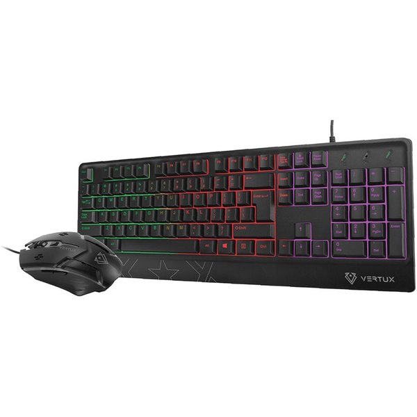 Vertux Orion E/A Gaming Mouse & Keyboard Black-Flash Zone Electronics             فلاش زون للالكترونيات
