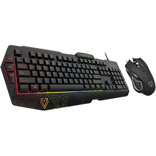 Vertux Vendetta E/A Mouse & Keyboard Black-Flash Zone Electronics             فلاش زون للالكترونيات