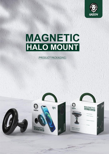 Green Magnetic Halo Mount-Flash Zone Electronics             فلاش زون للالكترونيات