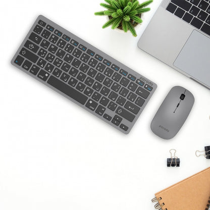 Porodo slim Bluetooth keyboard & mouse-Flash Zone Electronics             فلاش زون للالكترونيات