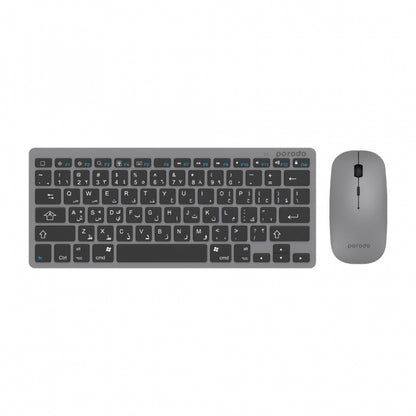 Porodo slim Bluetooth keyboard & mouse-Flash Zone Electronics             فلاش زون للالكترونيات