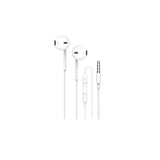 Porodo Stereo Earphones White 3.5 Aux Connector-Flash Zone Electronics             فلاش زون للالكترونيات