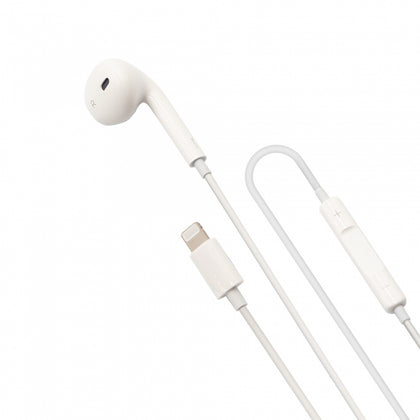 Porodo Mono Earphone with Lightning Connector-Flash Zone Electronics             فلاش زون للالكترونيات