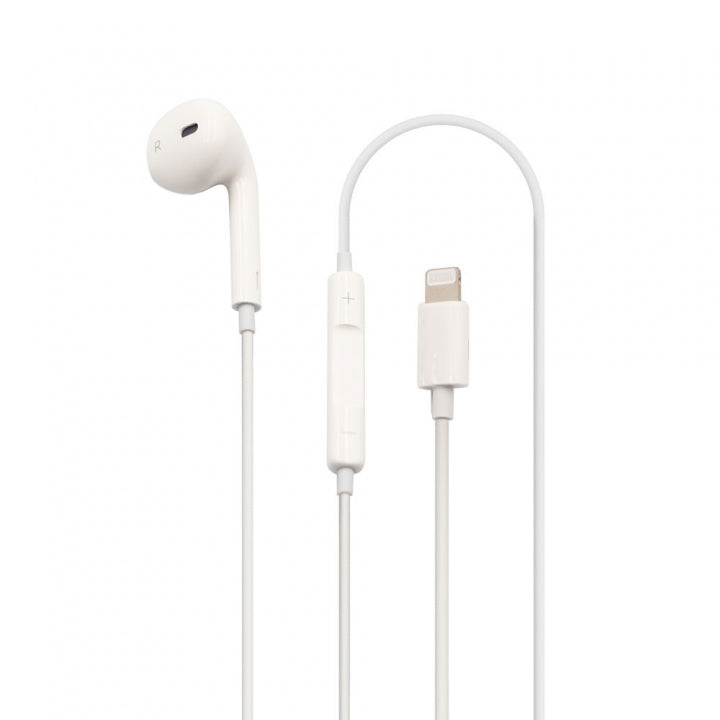 Porodo Mono Earphone with Lightning Connector-Flash Zone Electronics             فلاش زون للالكترونيات