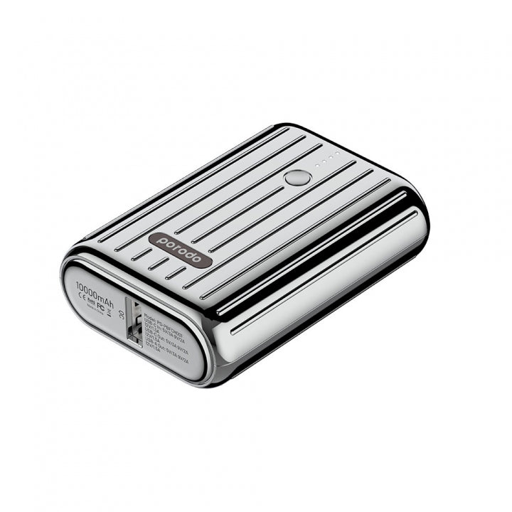 Porodo Ultra-Compact PD & QC Power Bank 10000mAh-Flash Zone Electronics             فلاش زون للالكترونيات
